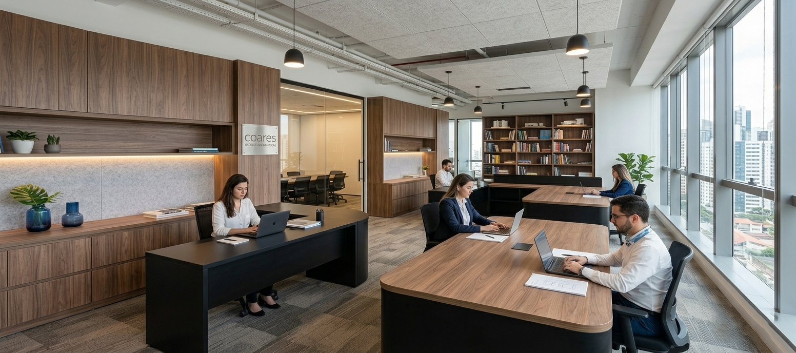 Escritório Corporativo Móveis Planejados